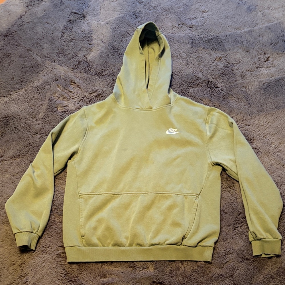 Nike Youth XL Olive Hoodie Sweatshirt